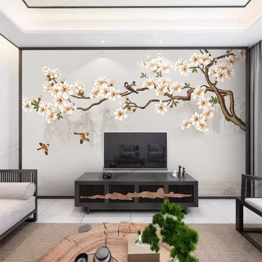 Tranh dán tường phong cách indochine TDT2359