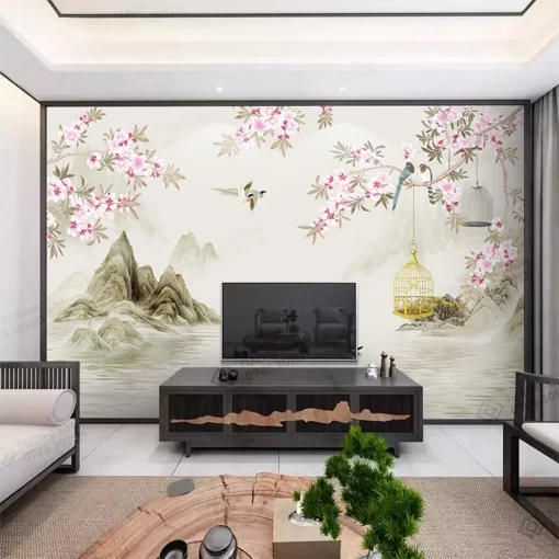 Tranh dán tường phong cách indochine TDT2360