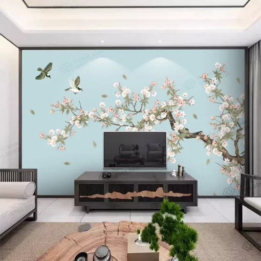 Tranh dán tường phong cách indochine TDT2362