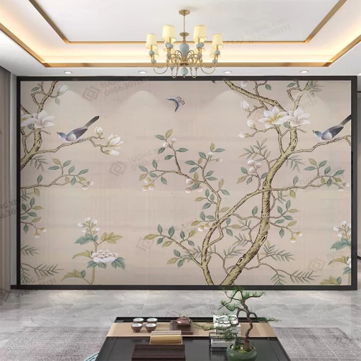 Tranh dán tường phong cách indochine TDT2365
