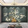 tranh dán tường phong cách indochine (1)