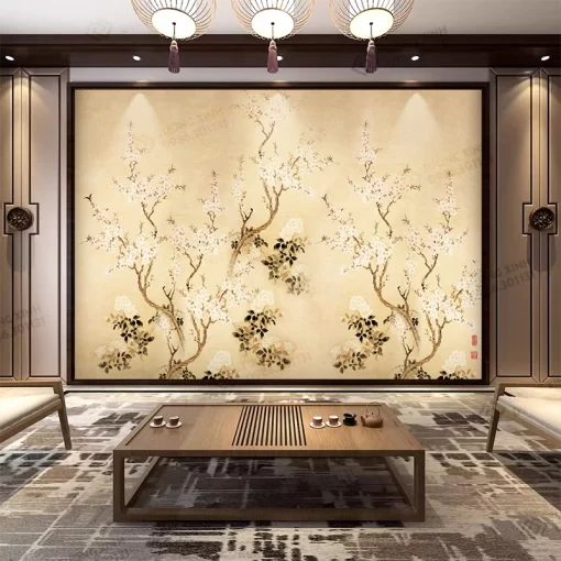 Tranh dán tường phong cách indochine TDT2389