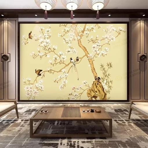 Tranh dán tường phong cách indochine TDT2391