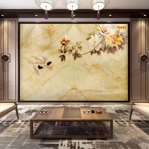 Tranh dán tường phong cách indochine TDT2394