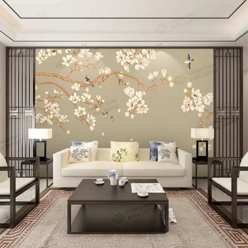 Tranh dán tường phong cách indochine TDT2291