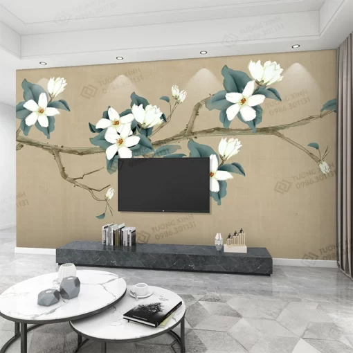 Tranh dán tường phong cách indochine TDT2292