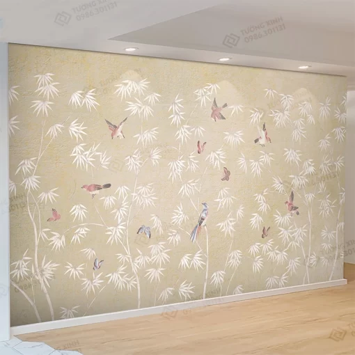 Tranh dán tường phong cách indochine TDT2293