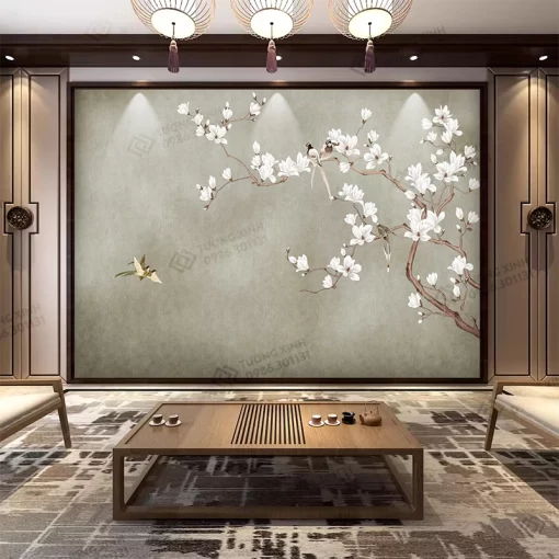 Tranh dán tường phong cách indochine TDT2443