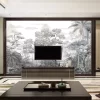 tranh dán tường phong cách indochine (2)