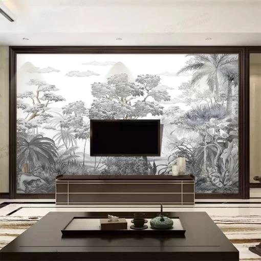 Tranh dán tường phong cách indochine TDT2446
