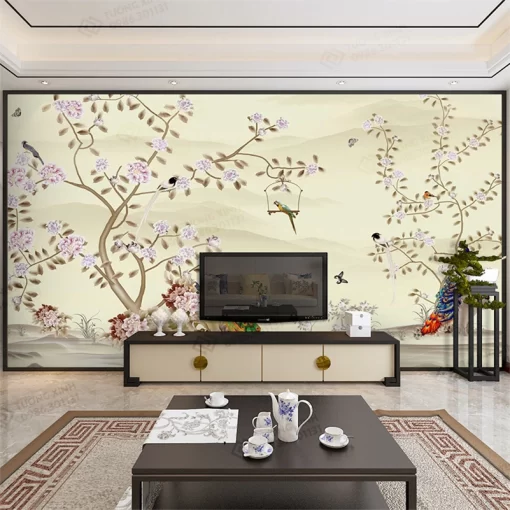 Tranh dán tường phong cách indochine TDT2296