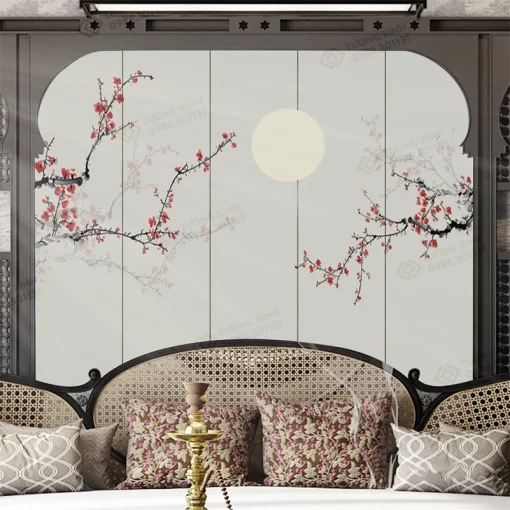 Tranh dán tường phong cách indochine TDT2469