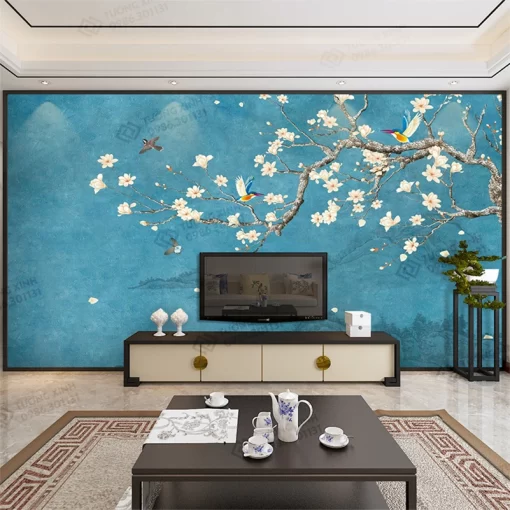 Tranh dán tường phong cách indochine TDT2298