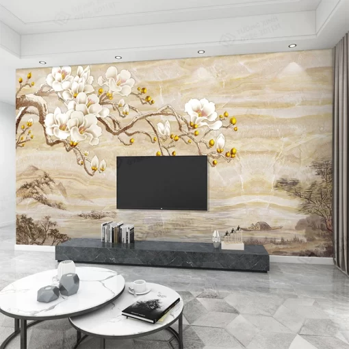 Tranh dán tường phong cách indochine TDT2301