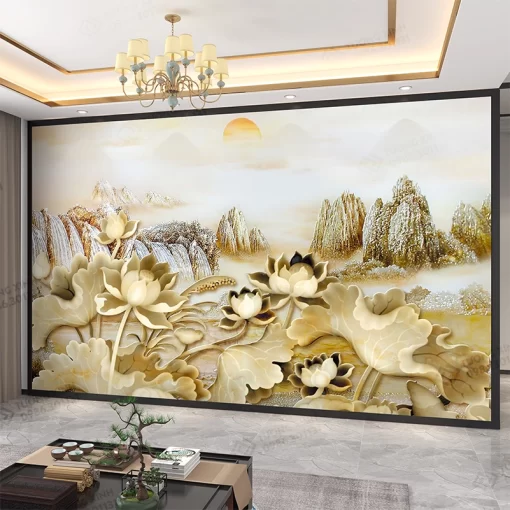 Tranh dán tường phong cách indochine TDT2316