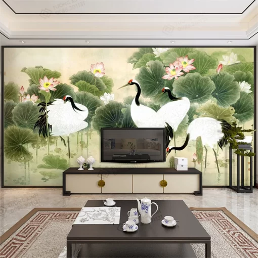 Tranh dán tường phong cách indochine TDT2322