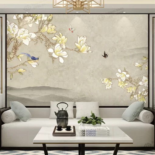 Tranh dán tường phong cách indochine TDT2333