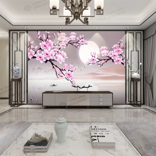 Tranh dán tường phong cách indochine TDT2335