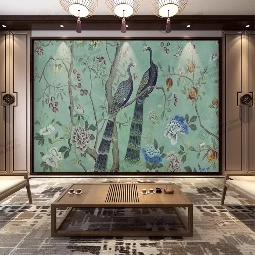 Tranh dán tường phong cách indochine TDT2369