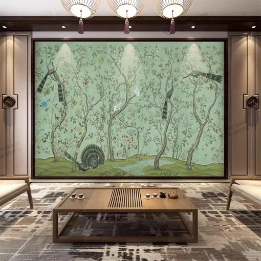 Tranh dán tường phong cách indochine TDT2370