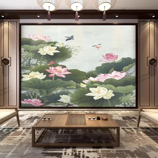 Tranh dán tường phong cách indochine TDT2373