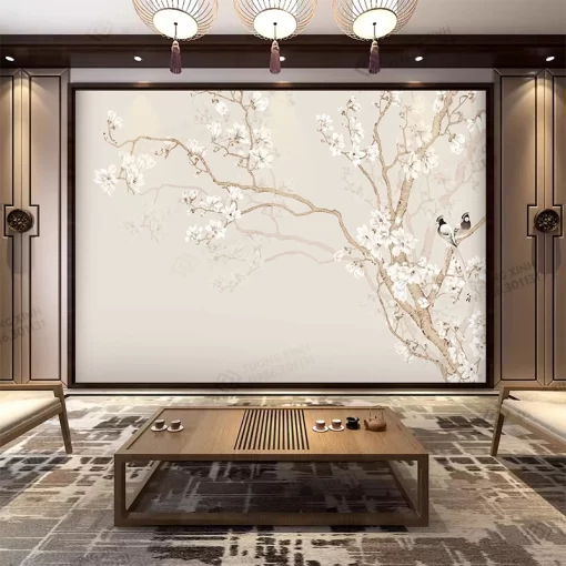 Tranh dán tường phong cách indochine TDT2375