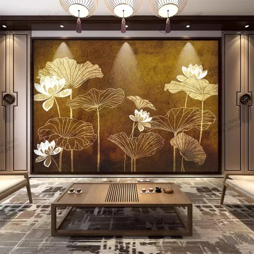 Tranh dán tường phong cách indochine TDT2376