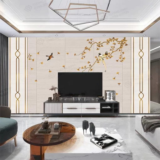 Tranh dán tường phong cách indochine TDT2463