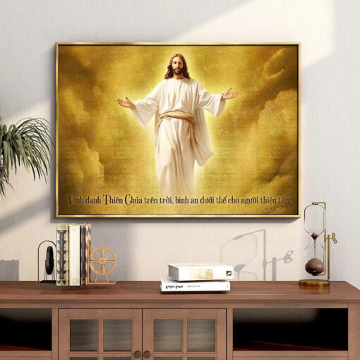 Tranh tráng gương công giáo đức chúa jesus TG4864