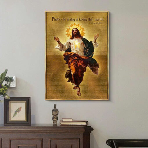Tranh tráng gương công giáo đức chúa jesus TG4862