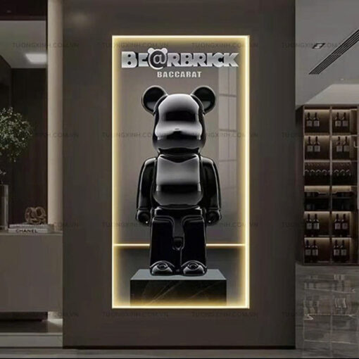 Tranh LED bearbrick trang trí độc đáo LD389S