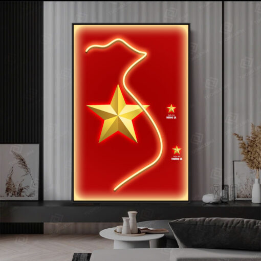 Tranh LED Bản Đồ Việt Nam TG5128S