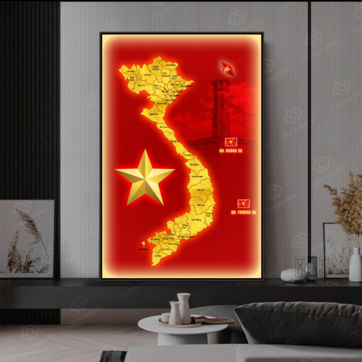 Tranh LED Bản Đồ Việt Nam TG5129S