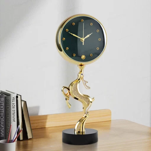 Đồng hồ để bàn cao cấp trang trí nội thất DHA636
