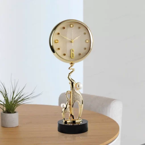Đồng hồ để bàn cao cấp trang trí nội thất DHA637
