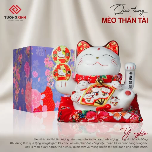 Quà tặng cao cấp, ý nghĩa Mèo thần tài MQT12