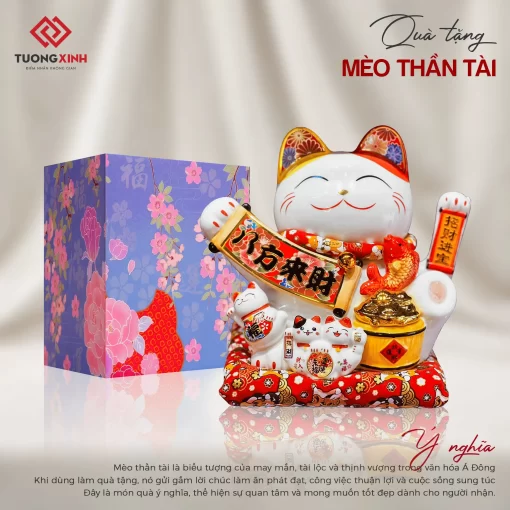 Quà tặng cao cấp, ý nghĩa Mèo thần tài MQT05