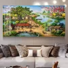 Tranh đồng quê, tranh làng quê việt nam (102)
