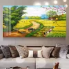 Tranh đồng quê, tranh làng quê việt nam (133)