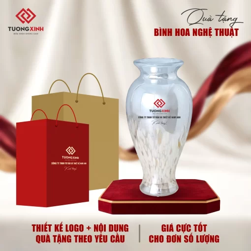 Bình hoa thuỷ tinh quà tặng tân gia sang trọng ý nghĩa GSQ06