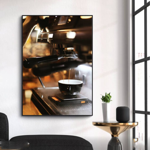 Tranh treo tường tráng gương 41 Tranh treo tường trang trí quán cà phê TG5346