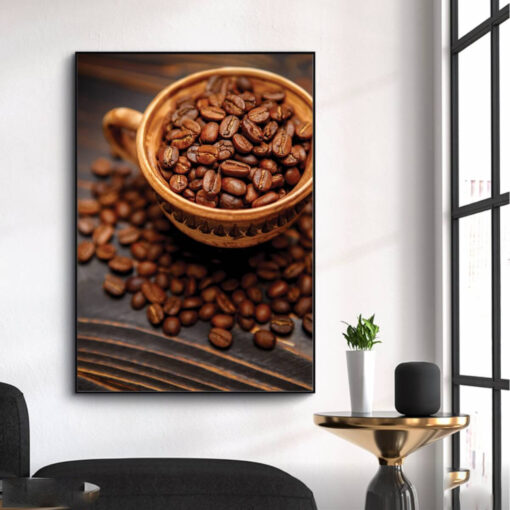 Tranh treo tường tráng gương 39 Tranh treo tường trang trí quán cà phê TG5347