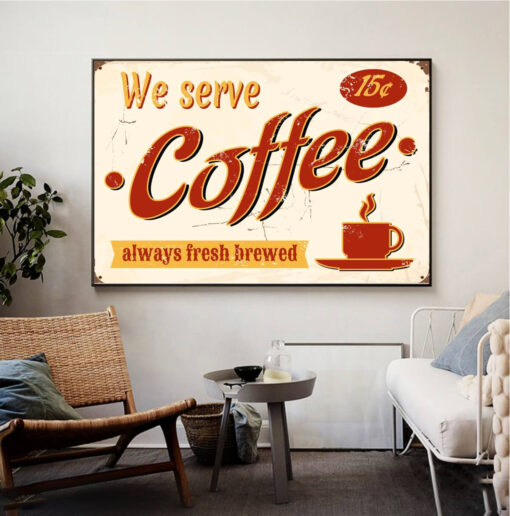 Tranh treo tường trang trí quán cà phê TG5336