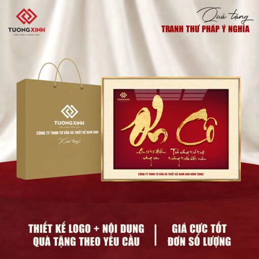 Tranh tráng gương Thư Pháp, quà tặng thầy cô, kỷ niệm ra trường sang trọng ý nghĩa TQT17