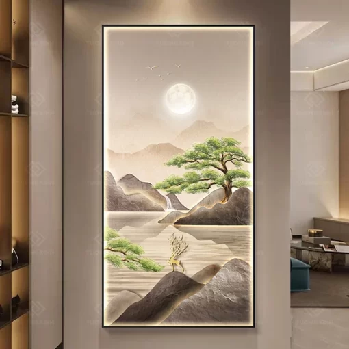 Tranh LED phong cảnh 3D nghệ thuật TG5373S