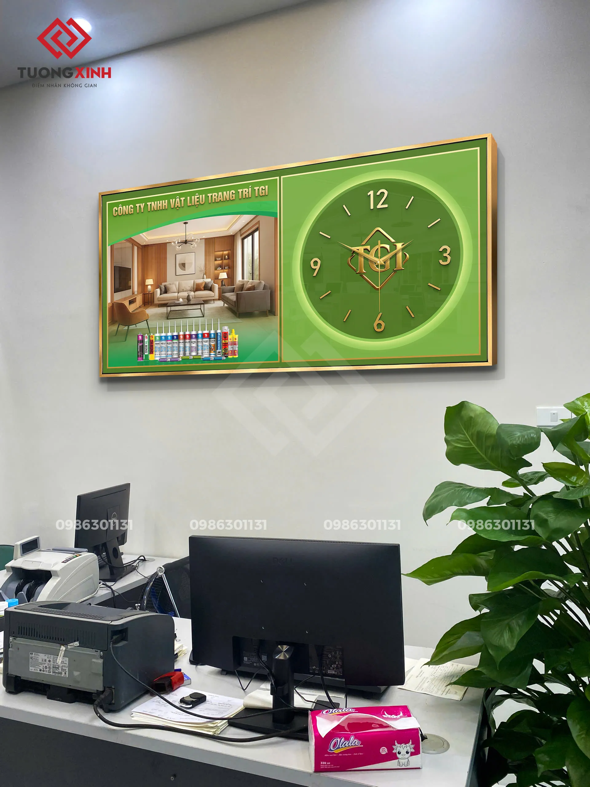 Đồng hồ treo tường in logo thiết kế theo yêu cầu, quà tặng khách hàng ý nghĩa DGL20 5 Đồng hồ treo tường in logo thiết kế theo yêu cầu, quà tặng khách hàng ý nghĩa DGL20 - Ảnh 5