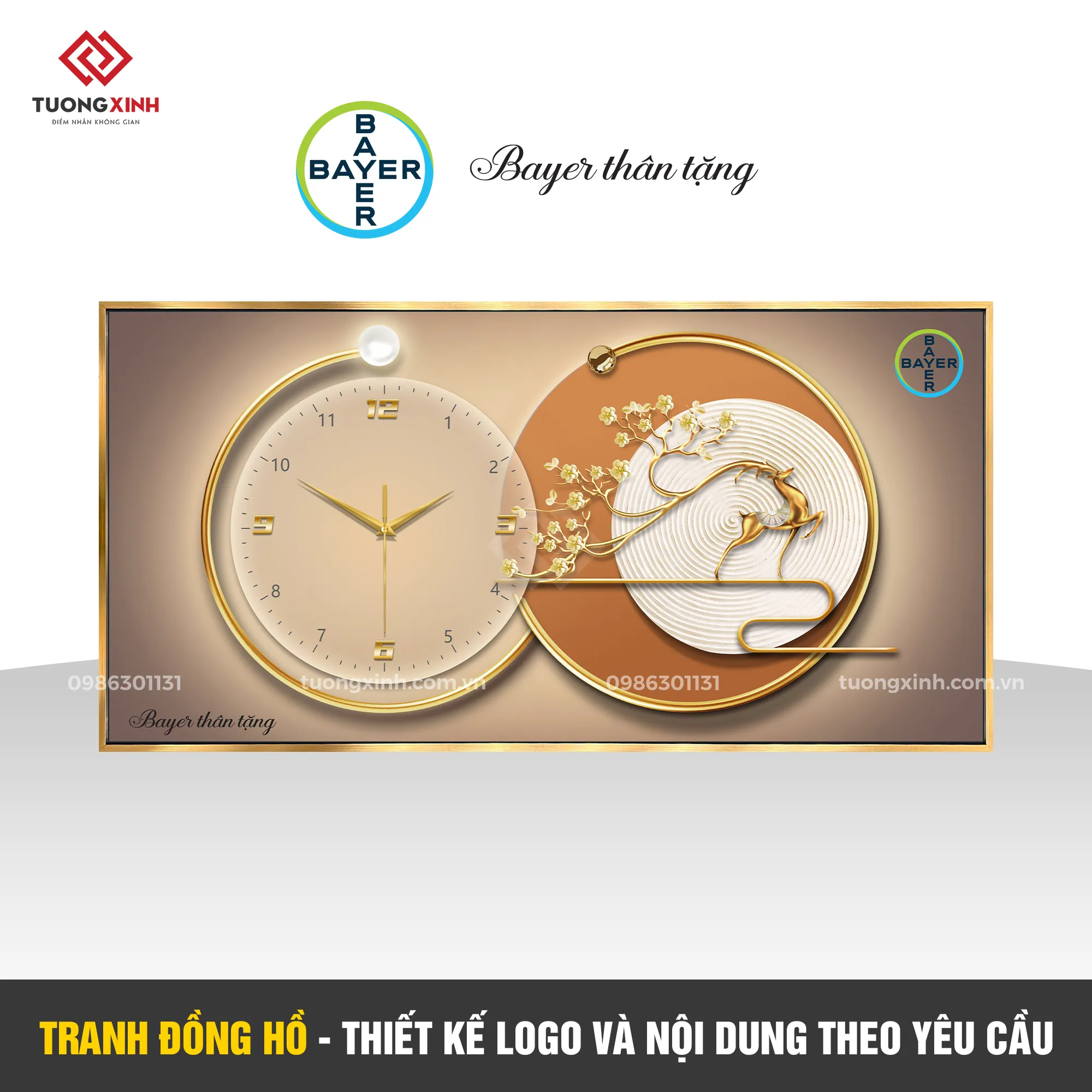 Đồng hồ treo tường in logo thiết kế theo yêu cầu, quà tặng công ty mang dấu ấn riêng DGL23 2 Đồng hồ treo tường in logo thiết kế theo yêu cầu, quà tặng công ty mang dấu ấn riêng DGL23 - Ảnh 2