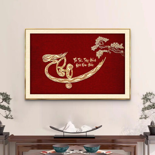 Tranh tráng gương thư pháp đẹp và ý nghĩa TG5378S