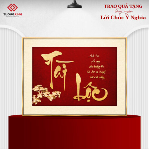 Tranh tráng gương thư pháp đẹp và ý nghĩa TG5406S