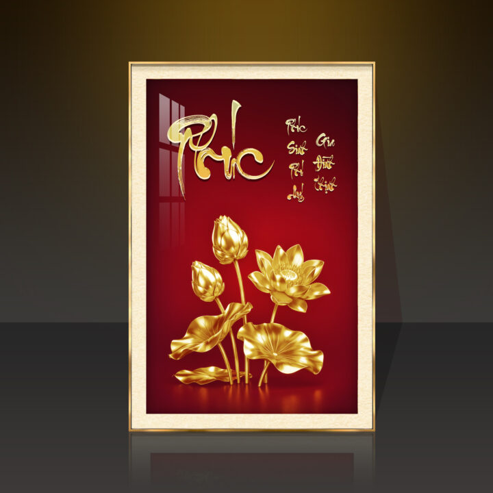 Tranh tráng gương thư pháp đẹp và ý nghĩa TG5407S